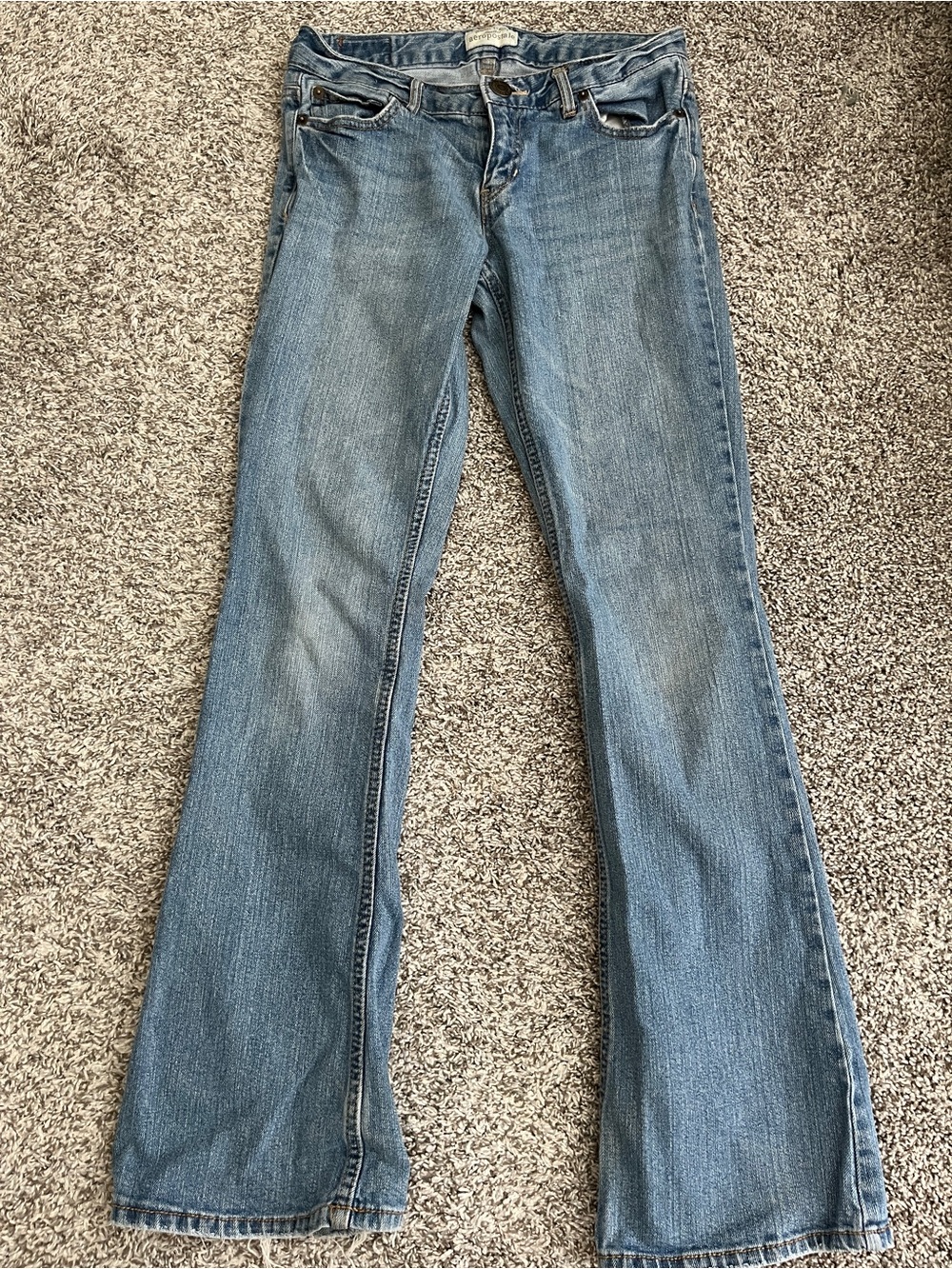Aeropostale Light Wash Low Rise Y2K Bootcut Jeans